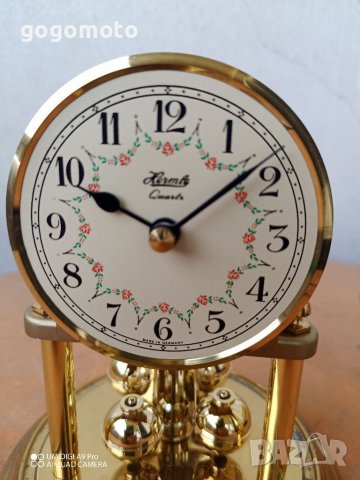 Кварцов Стар кварцов механичен винтидж ретро арт немски часовник, снимка 4 - Антикварни и старинни предмети - 36710164