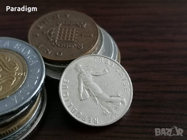 Монета - Франция - 1/2 (половин) франк | 1987г., снимка 2 - Нумизматика и бонистика - 35375600