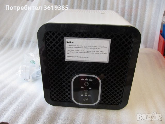 Пречиствател на въздух с хепа филтър Nobebird A8 -  Бял, снимка 10 - Други стоки за дома - 39416365