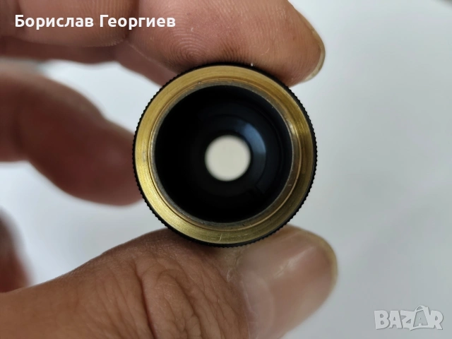 Обектив за микроскоп carl zeiss jena planachromat l 16x/0.20 ∞/0, снимка 4 - Лаборатория - 53492709