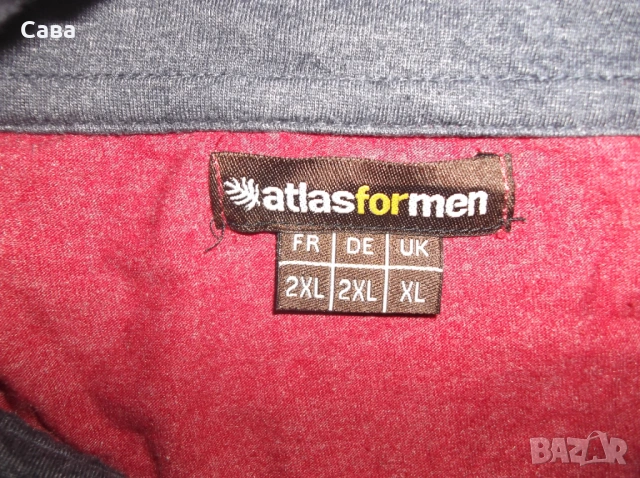 Блузи ATLAS   мъжки,ХЛ и 2ХЛ   /тъмносиня,керемидена/, снимка 4 - Блузи - 28409478