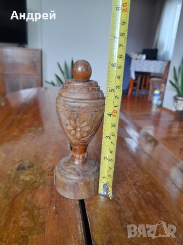 Стара дървена купа #5, снимка 4 - Други ценни предмети - 43732303