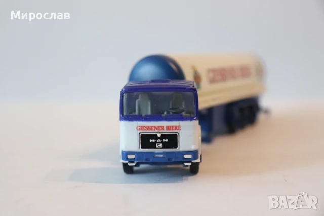 HERPA H0 1/87 МАН MAN  КАМИОН ЦИСТЕРНА МОДЕЛ TIR , снимка 3 - Колекции - 50681947