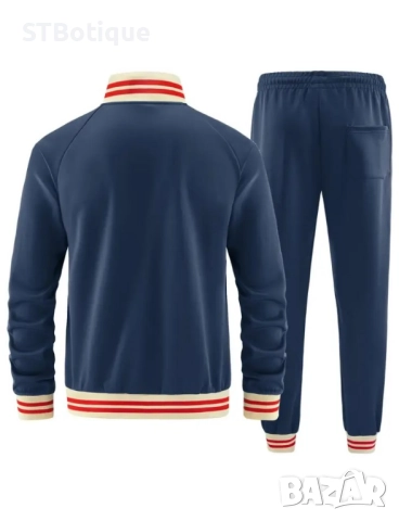 ❄️🧥Мъжки Спортен Комплект – Тъмно синьо , Кралско синьо Армейско зелено ,Черно | STBoutique❄️💥, снимка 2 - Спортни дрехи, екипи - 52079173