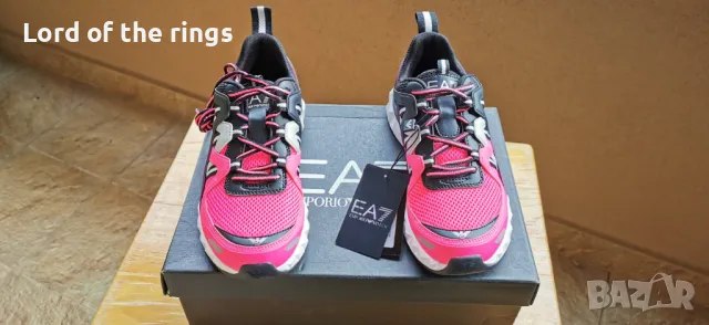 Оригинални маркови дамски маратонки EMPORIO ARMANI EA7 - 35 1/3 номер , снимка 3 - Маратонки - 49867780