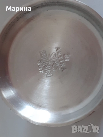 Комплект за ракия от калай Antik*Vintage  #86, снимка 8 - Антикварни и старинни предмети - 51564492