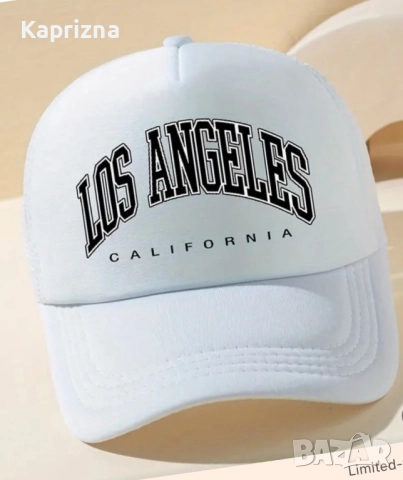 2 цвята Шапка с козирка “Los Angeles- California”, снимка 5 - Шапки - 47695359