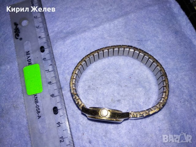 VISITRON WATER RESISTANT QUARTZ JAPAN MOVT. ПОЗЛАТЕН ЯПОНСКИ МАРКОВ ДАМСКИ ЧАСОВНИК - ГРИВНА 36501, снимка 5 - Дамски - 39895493