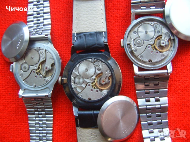 Мъжки механични ръчни чъсовници победа,Зим  СССР Ера, снимка 9 - Антикварни и старинни предмети - 50831302