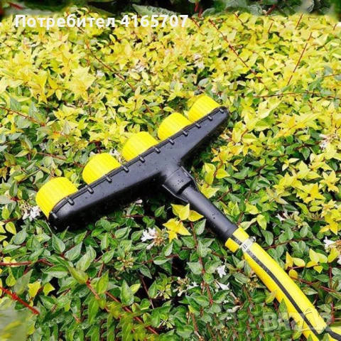 Разпръсквач за маркуч с 5 дюзи – равномерно поливане и универсално почистване, снимка 4 - Други - 53045635