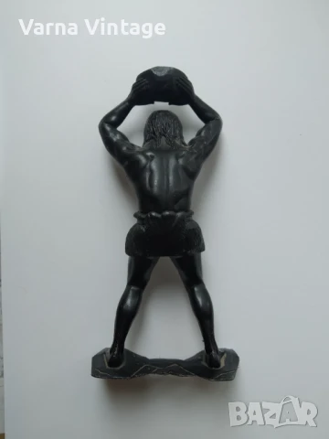 Войници. Неандерталец с с камък. мащаб 150 мм (ДЗИ) СССР., снимка 2 - Колекции - 51416527