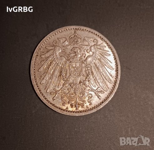 1 марка 1910 Германия сребро , снимка 5 - Нумизматика и бонистика - 43454549