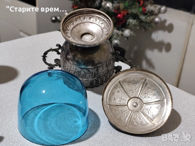 Антикварна Захарница / Бонбониера WMF, снимка 8 - Антикварни и старинни предмети - 52347514