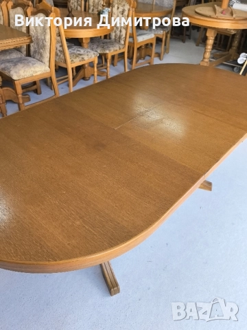 Разтегателна трапезна маса , снимка 3 - Маси - 51738647