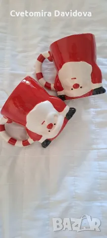 Коледни керамични чаши "Дядо Коледа "