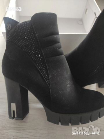 ботуши нови носени само един път, снимка 3 - Дамски ботуши - 52647167
