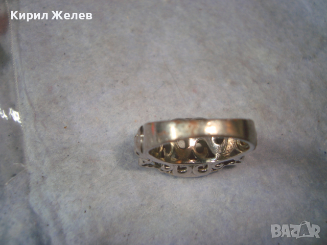 ПОСРЕБРЕН или СРЕБЪРЕН КРИСТАЛЕН ФЕШЪН АРТ ПРЪСТЕН с ПЕЧАТ S925 - 26618, снимка 16 - Пръстени - 36421003