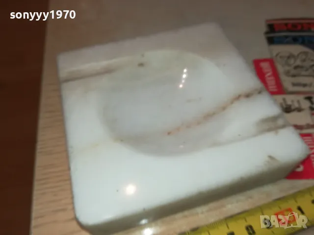 🍀МРАМОРЕН ПЕПЕЛНИК-1905251123LCHERY, снимка 9 - Антикварни и старинни предмети - 50343269