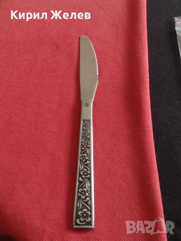 Стар нож от соца красива орнаментика перфектно състояние за КОЛЕКЦИЯ ДЕКОРАЦИЯ БИТОВ КЪТ 35287, снимка 5 - Други ценни предмети - 43817604