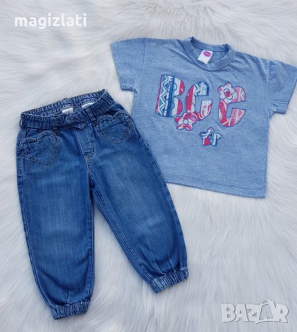 Тениска 12-18 месеца, снимка 3 - Панталони и долнища за бебе - 32973204
