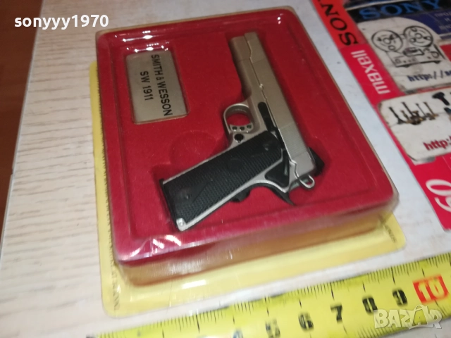 SMITH & WESSON SW 1911-КОЛЕКЦИОНЕРСКИ ПИСТОЛЕТ-ВНОС SWISS 1409251130, снимка 15 - Колекции - 51707582
