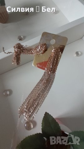 Висящи обеци , снимка 4 - Обеци - 32654142