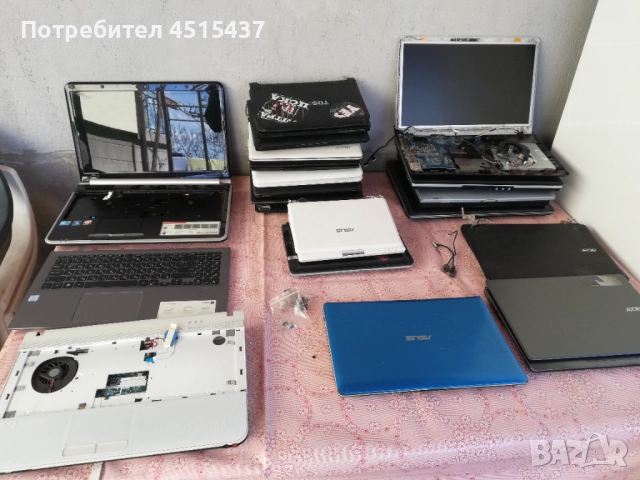 Лот от лаптопи за части.