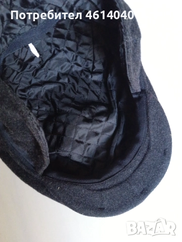 Мъжко топло кепе Каскет Шапка размер 56-57, снимка 2 - Шапки - 52514430