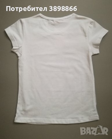Детска блуза с къс ръкав Watch me - размер 128 см., снимка 3 - Детски Блузи и туники - 43384927