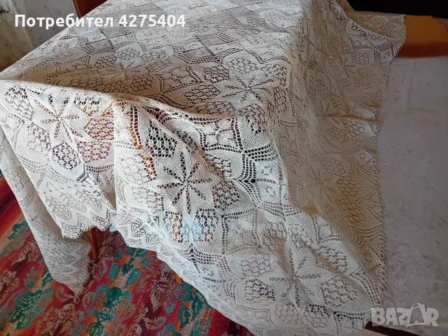 Ръчно плетена кувертюра за спалня, снимка 4 - Декорация за дома - 49688381