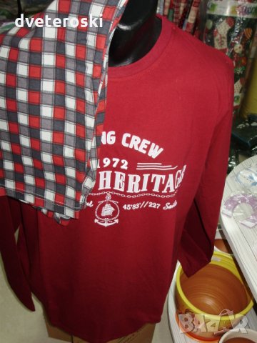 Мъжка пижама с дълъг ръкав размер М, снимка 3 - Бельо - 26673379