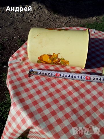 Стара Емайлирана тенджера #6, снимка 6 - Антикварни и старинни предмети - 29041411