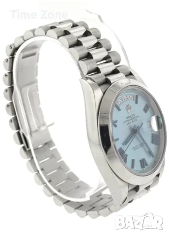 Rolex Day-Date 40mm President Platinum Ice Blue Dial Automatic Различни Варианти, снимка 10 - Мъжки - 48183459