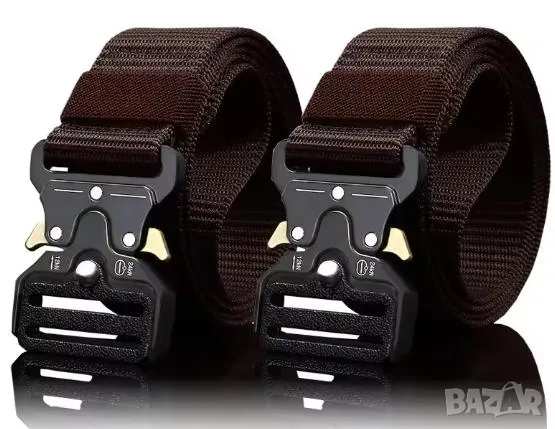 Тактически Военен Колан Без Дупки Бързо Освобождаване на Катарамата Airsoft Колан за Страничен Кобур, снимка 12 - Колани - 48848653