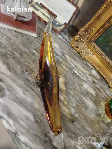 Murano, великолепието на авторското стъкло. Пепелник гондола 60лв, бонбониера 80. Лебеда 45. Размери, снимка 14 - Декорация за дома - 48374788