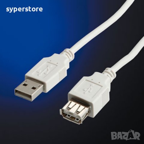 Кабел удължител USB2.0 A-A M/F, 3m SS301017