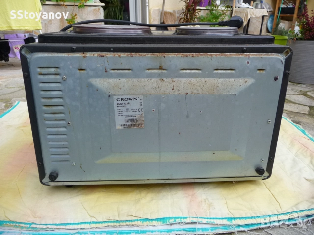 Мини фурна с два котлона "Crоwn", снимка 4 - Печки, фурни - 52503569