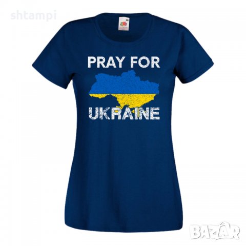 Дамска Тениска Украйна PRAY FOR UKRAINE 002