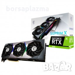 Видеокарта MSI GeForce RTX 3090 Suprim X 24G, 24576 MB GDDR6X - 15.10, снимка 2 - Видеокарти - 33272513