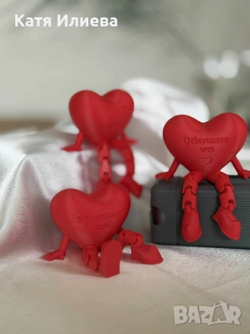 Подвижни сърчица мини 4см/3€, снимка 3 - Декорация за дома - 53286976