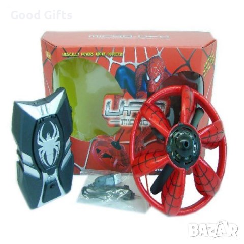 НЛО Спайдърмен Летяща чиния със светлини и сензори, снимка 4 - Други - 43298526