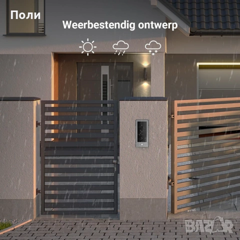 Ezviz CP5 Smart Умен звънец, шпионка, интерком, камера, отлючване врата, снимка 5 - Други - 53153146