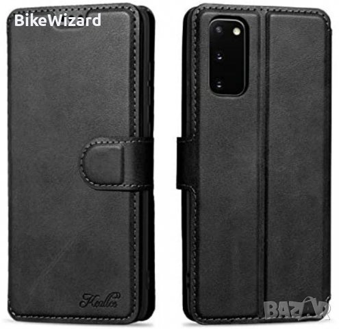 Keallce Съвместим за Samsung Galaxy S20 калъф -6,2 инча, черен НОВ
