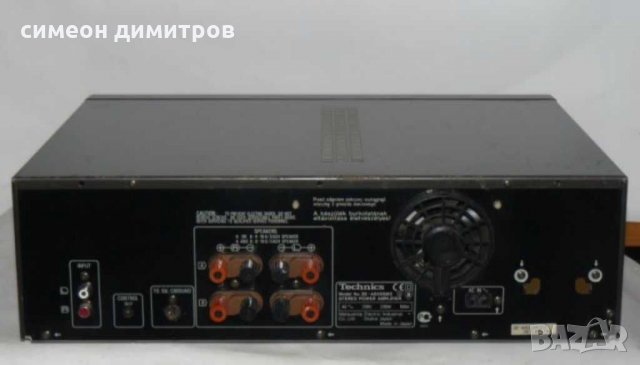 Technics Stereo power amplifier   Se-a800  classAA класика. Мощен агрегат без ремонти по него, снимка 6 - Ресийвъри, усилватели, смесителни пултове - 28658431