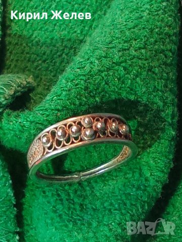 СТАРИНЕН ФИЛИГРАНЕН СРЕБЪРЕН ПРЪСТЕН МАЙСТОРСКА РЪЧНА ИЗРАБОТКА 40225, снимка 16 - Антикварни и старинни предмети - 42866076
