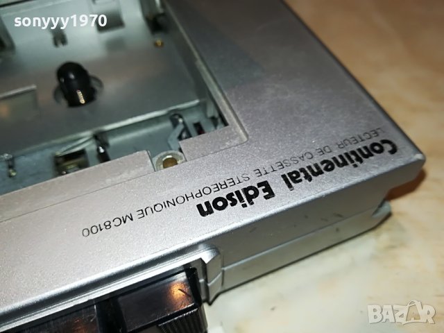 continental edison mc8100-walkman внос france 0711221841, снимка 7 - Радиокасетофони, транзистори - 38593286