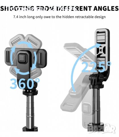 Селфи стик и статив-трипод в едно 1156 L02, снимка 3 - Селфи стикове, аксесоари - 34597719