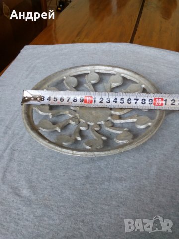 Стара метална декорация, снимка 6 - Антикварни и старинни предмети - 27710468