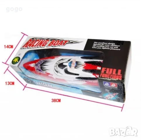 Детска високоскоростна лодка с дистанционно управление, снимка 2 - Електрически играчки - 50355534