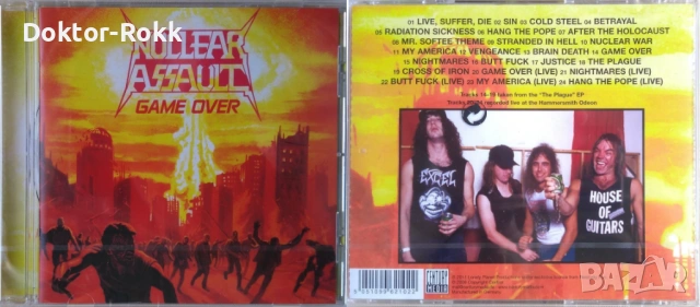 Napalm Death + Nuclear Assault – оригинални дискове, снимка 5 - CD дискове - 53194509
